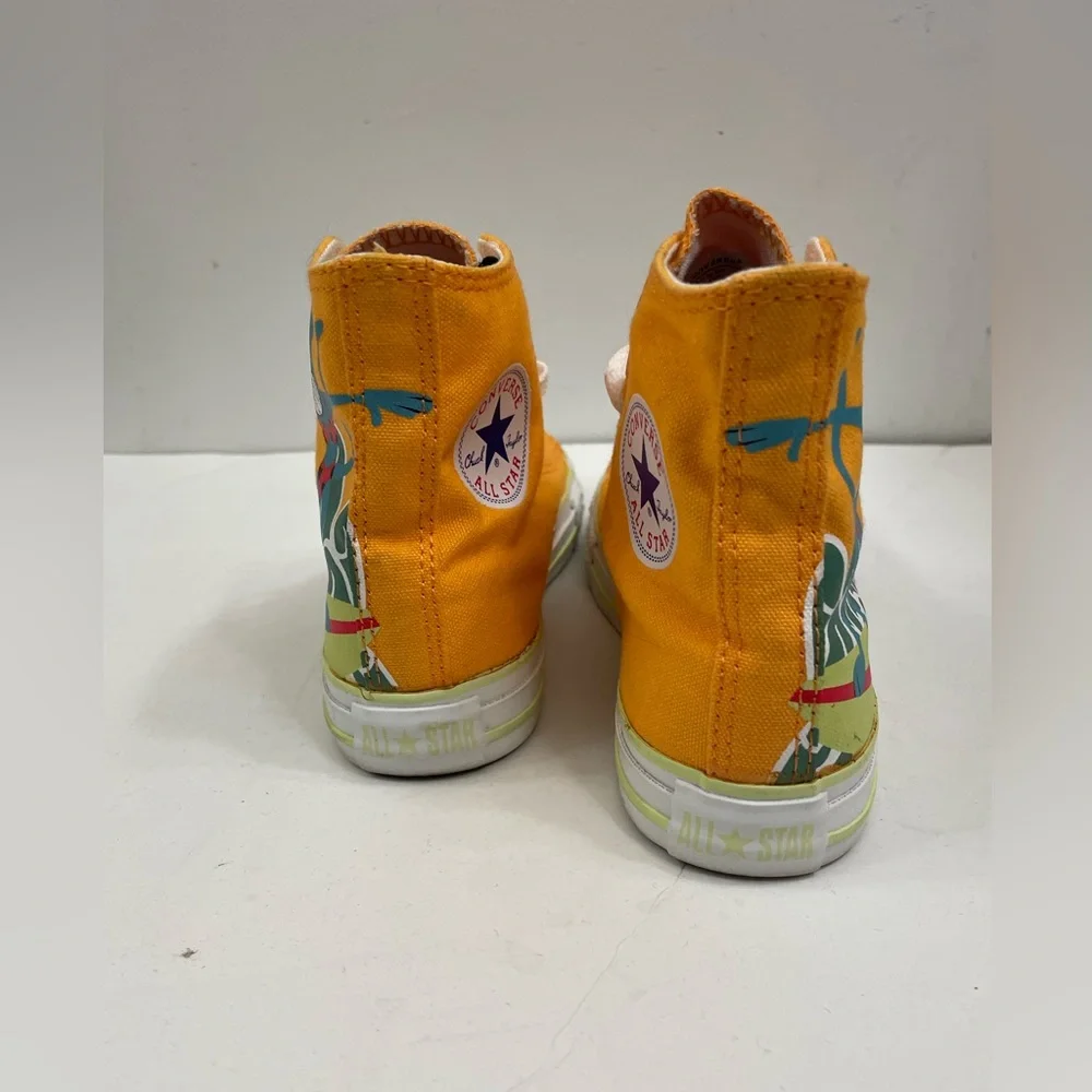 Converse Chuck Yellow/Blue/Green Taylor All Stars Space Hi Sz(2)